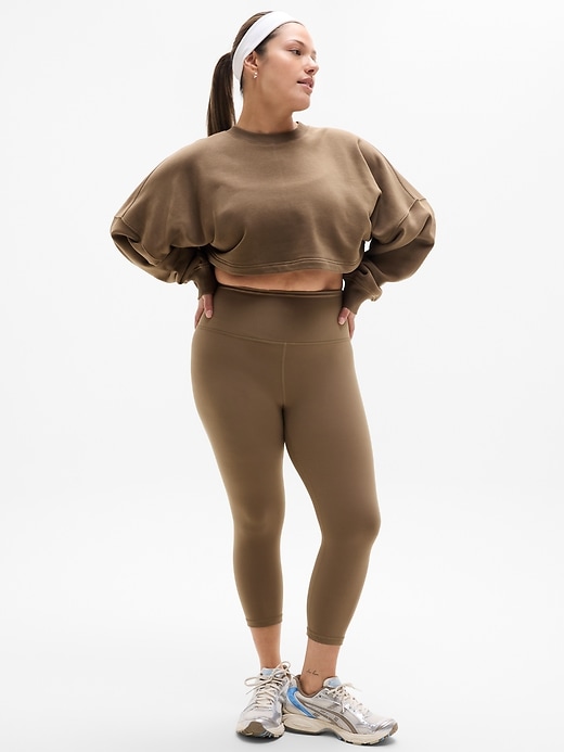 Image number 5 showing, Heavyweight Terry Super Cropped Dolman