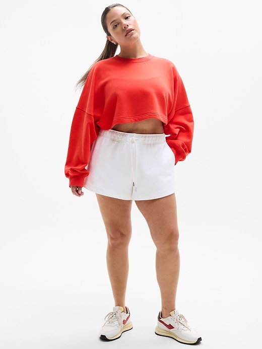 Image number 5 showing, Heavyweight Terry Super Cropped Dolman