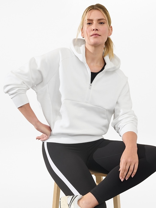 Image number 1 showing, Forever Fleece 1/2 Zip Hoodie