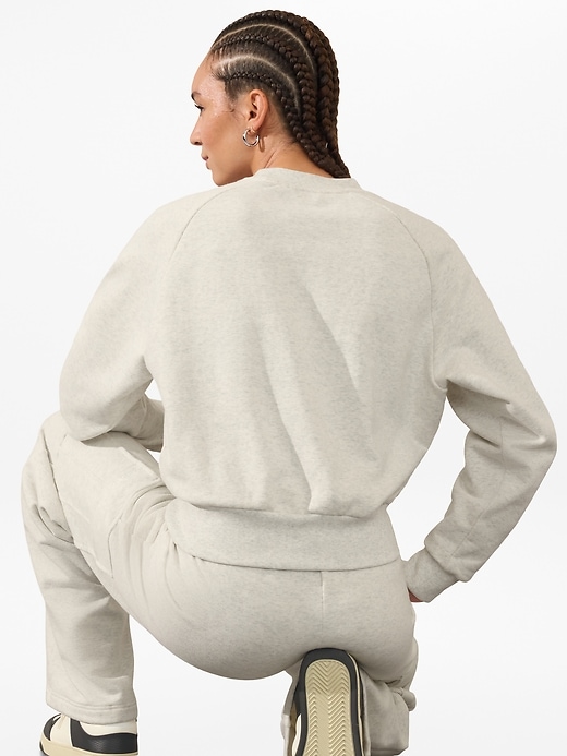 Image number 3 showing, Power of She Embroidered Crew Sweatshirt