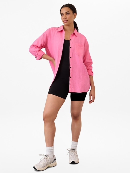 Image number 6 showing, Retreat Linen Top