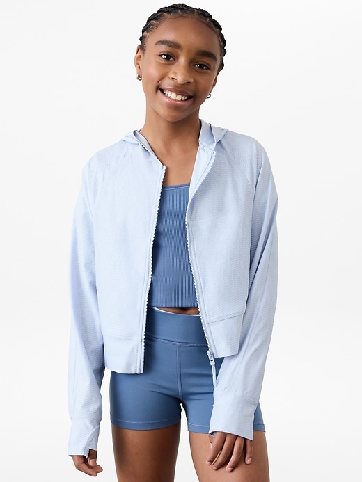 Image number 1 showing, Athleta Girl Serve UPF Jacket