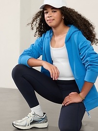Athleta Girl Rise Above Rib Crop Tank