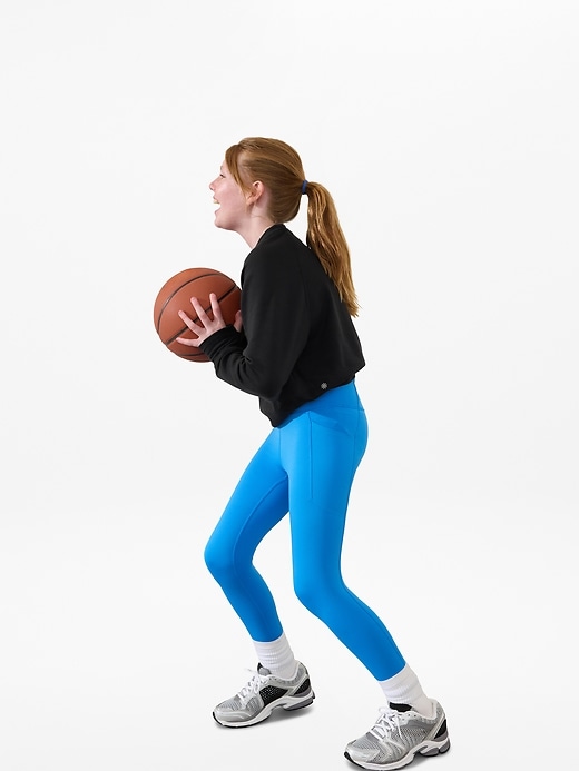 Image number 4 showing, Athleta Girl All Day Crewneck Sweatshirt