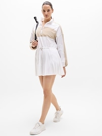 Woven Track Dress