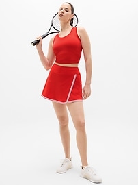 Crosscourt High Rise Tipped 14" Skort