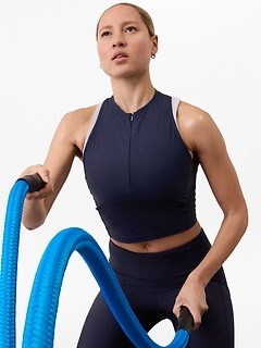Crosstrain Zip Tank