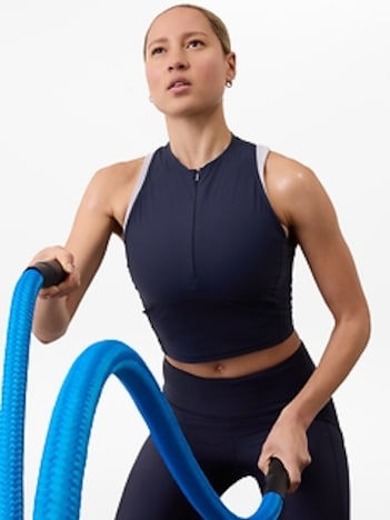 Crosstrain Zip Tank