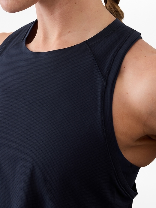 Image number 6 showing, Grid Knit Tank