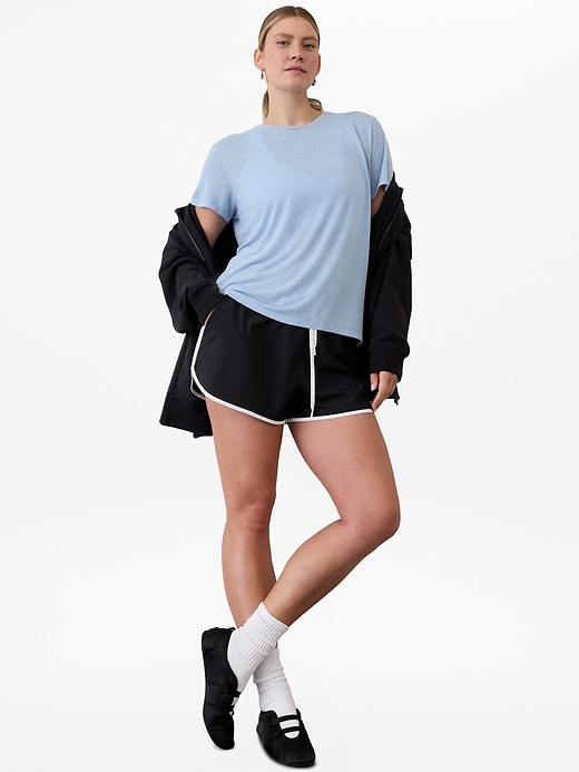 Image number 5 showing, Getaway Linen Blend Tee