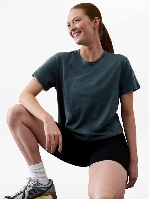 View large product image 1 of 3. Essential Slub Tee