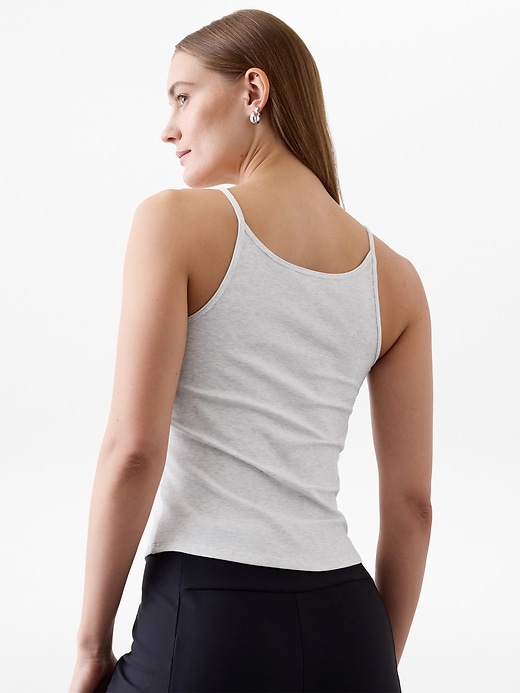 Image number 3 showing, Signature Rib Thin Strap Tank