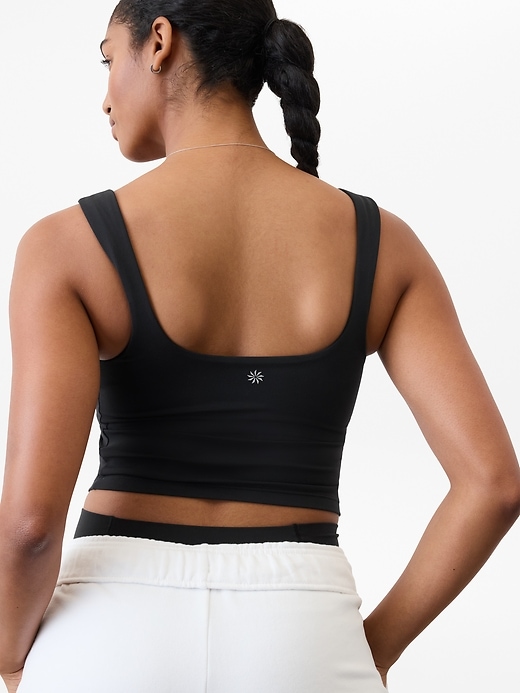 Image number 2 showing, Transcend Square Neck Crop Sports Bra D-DD