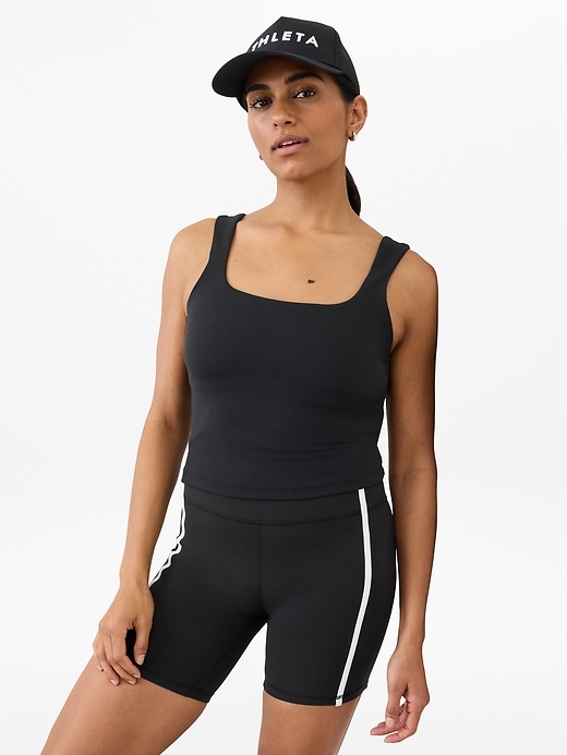 Image number 3 showing, Transcend Square Neck Crop Sports Bra D-DD