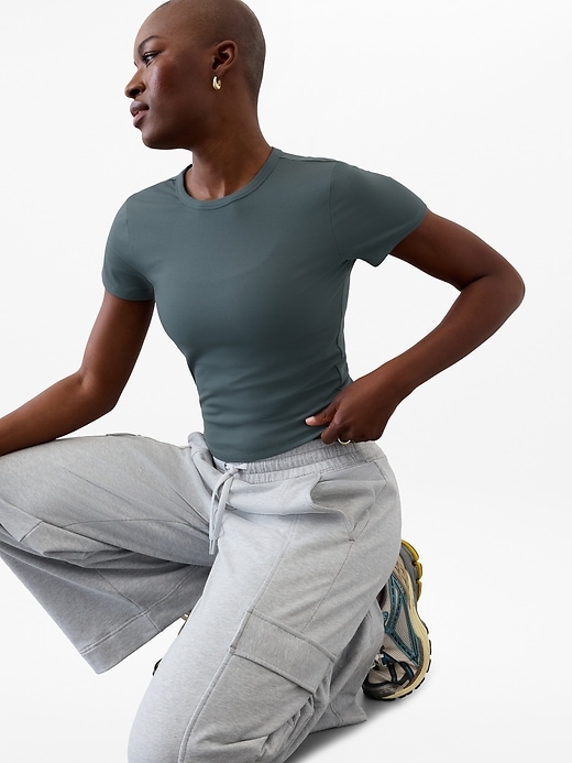 Image number 5 showing, Signature Rib Crop Tee