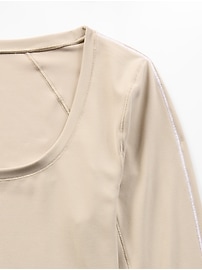Transcend Contrast Stitch Top