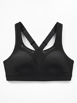 Speed Run High Support Sports Bra - Black - image 3