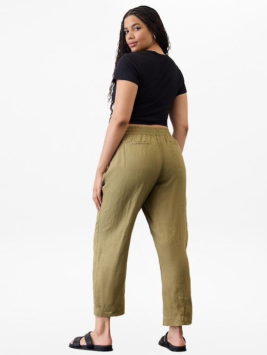 Image number 2 showing, Retreat High Rise Linen Ankle Pant