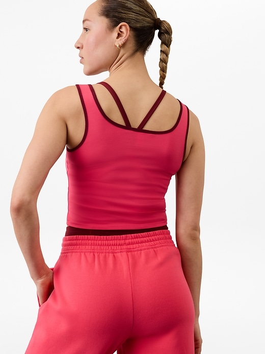 Image number 2 showing, Signature Rib Square Neck Crop Tank