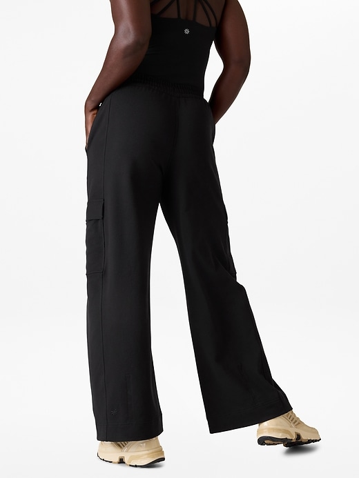 Image number 3 showing, Retroterry High Rise Wide Leg Cargo Pant