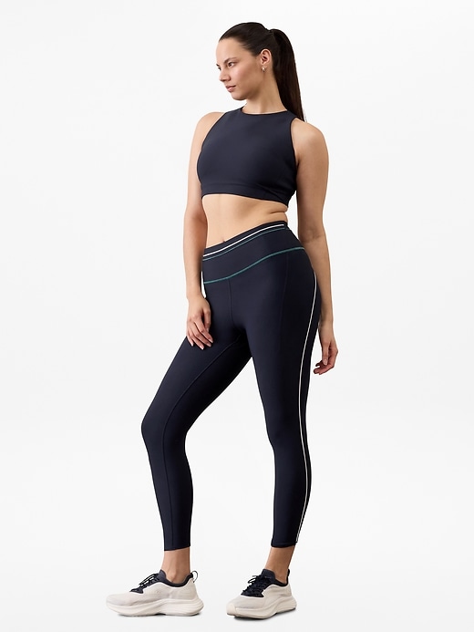 Image number 7 showing, Pacesetter Ultra High Rise 7/8 Stripe Legging