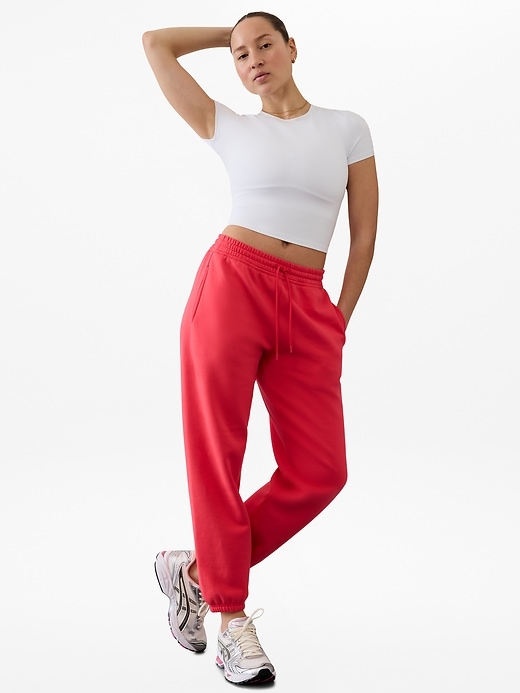 Image number 3 showing, Forever Fleece Mid Rise Jogger