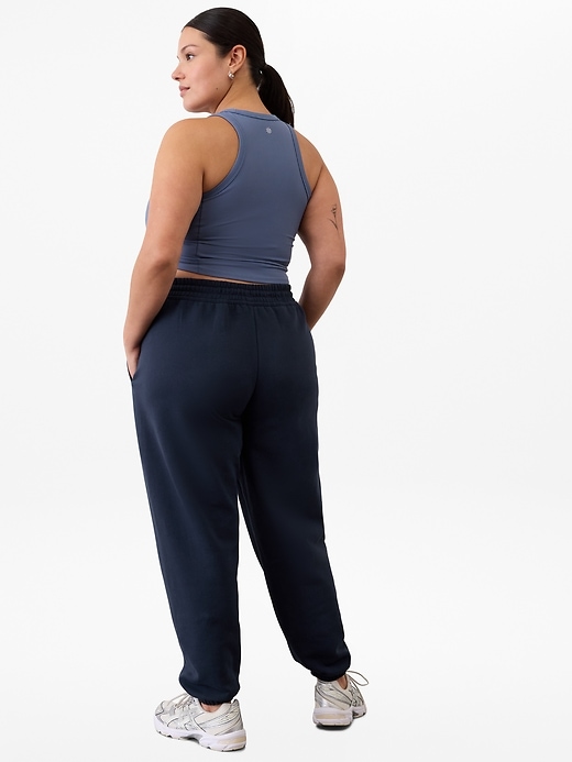 Image number 6 showing, Forever Fleece Mid Rise Jogger