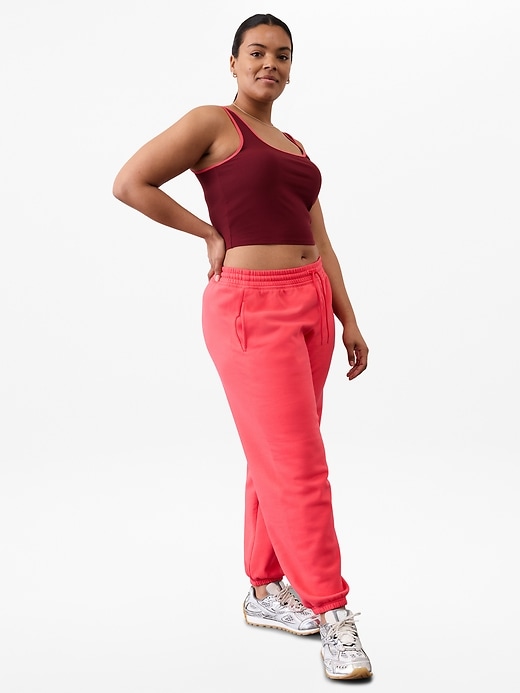 Image number 6 showing, Forever Fleece Mid Rise Jogger