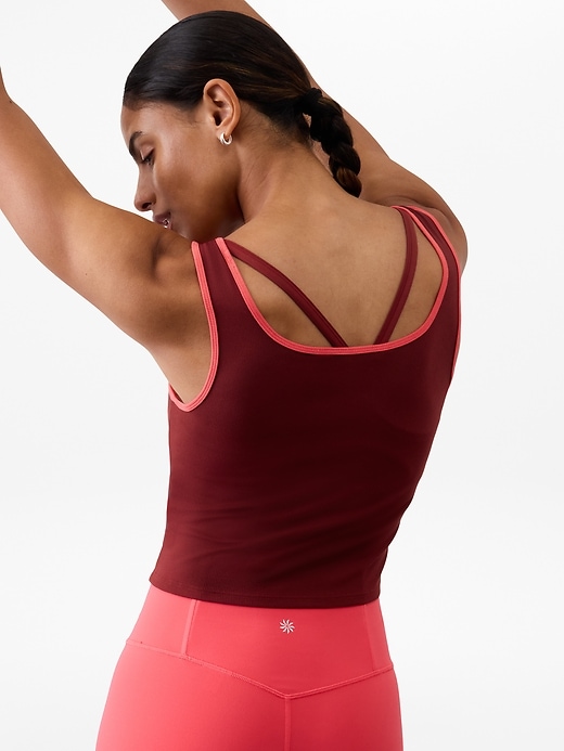 Image number 5 showing, Signature Rib Square Neck Crop Tank