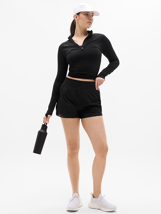Image number 6 showing, Mesh Racer Run High Rise 3 Short