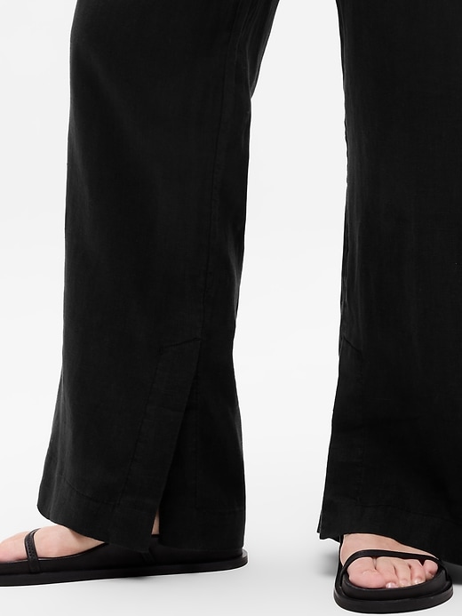 Image number 5 showing, Retreat Linen High Rise Wide Leg Pant