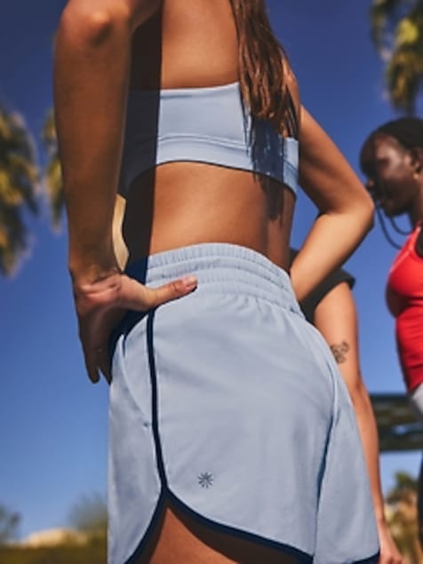 Weekender High Rise 3" Stripe Run Short