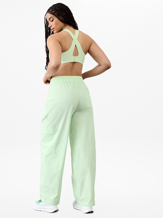 Image number 8 showing, Cascade High Rise Cargo Poplin Pant
