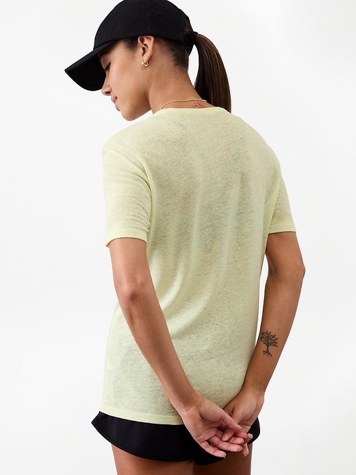 Getaway Linen Blend Tee