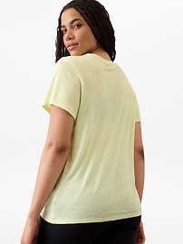 Getaway Linen Blend Tee
