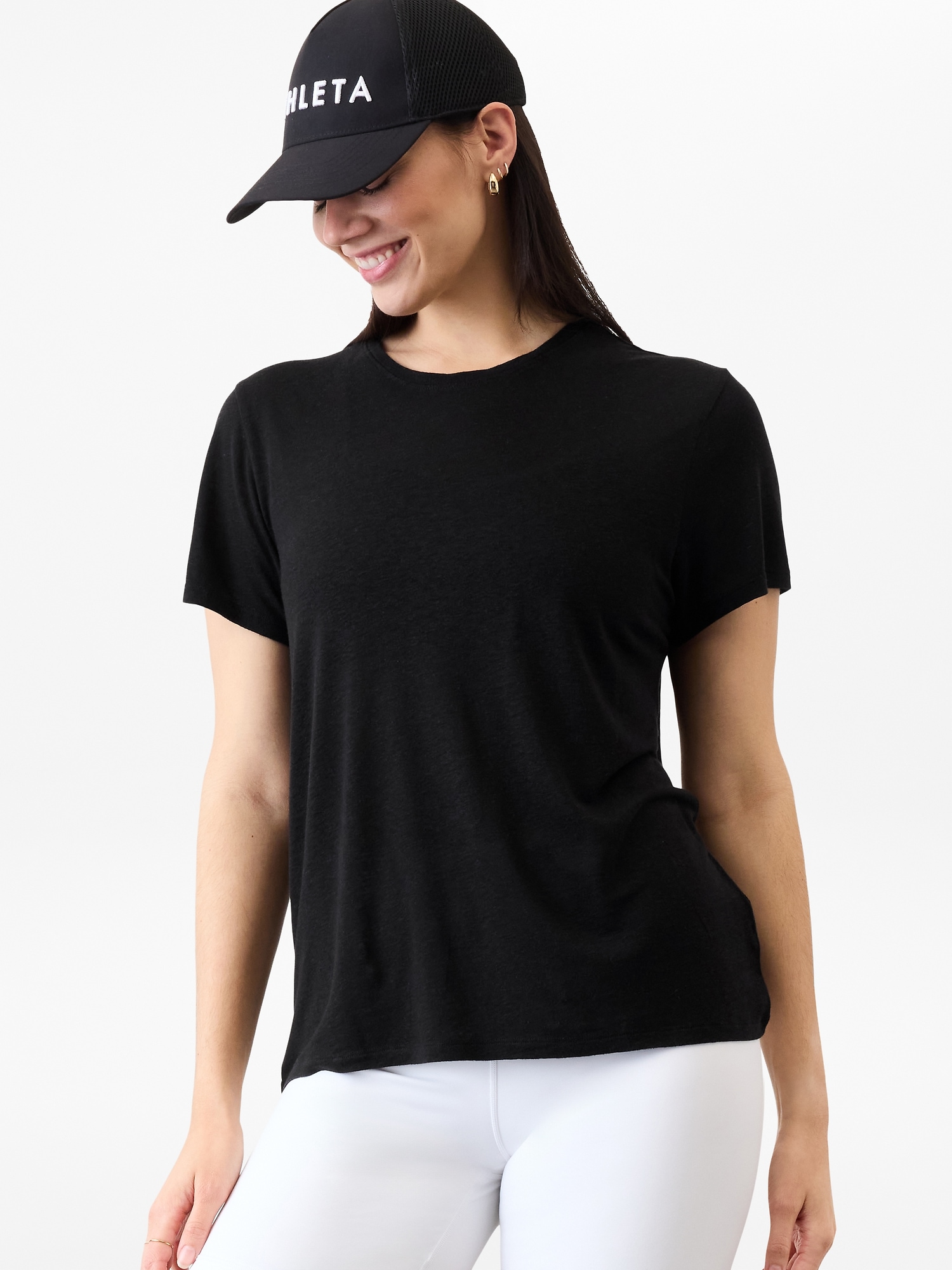 Getaway Linen Blend Tee