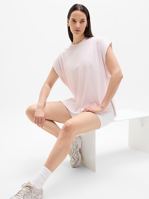 Image number 5 showing, True Cotton Oversized Muscle Tee