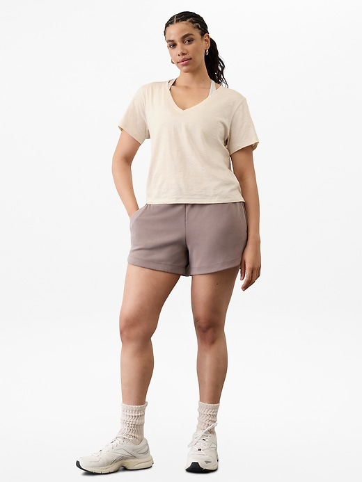 Image number 5 showing, Essential Slub V-Neck Tee