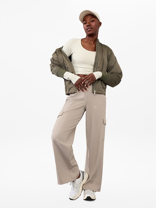 Image number 5 showing, Venice High Rise Wide Leg Cargo Pant