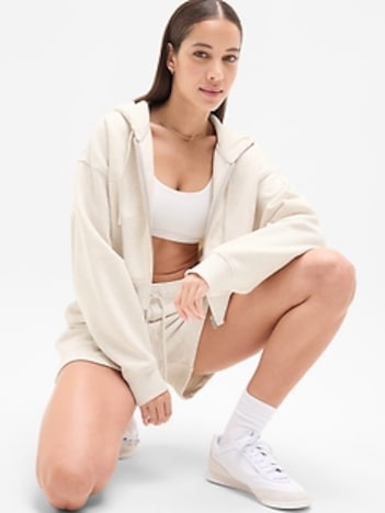 Forever Fleece Crop Full Zip