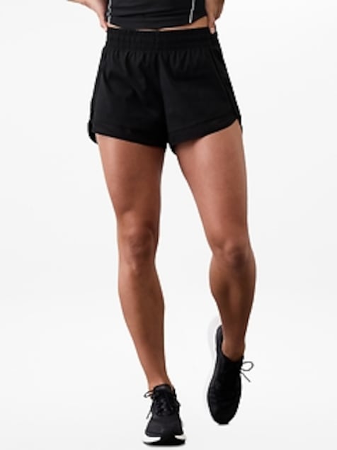 Mesh Racer Run Mid Rise 4 Short