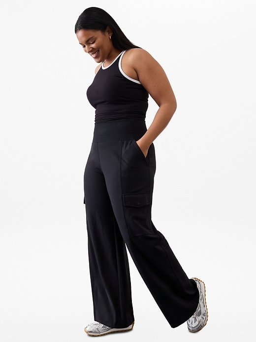 Image number 6 showing, Venice High Rise Wide Leg Cargo Pant