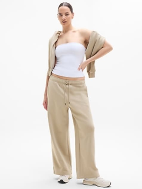 Terry Mid Rise Pant