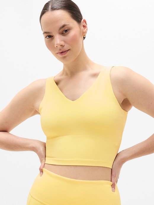 Image number 3 showing, Transcend V-Neck Crop Sports Bra A-C