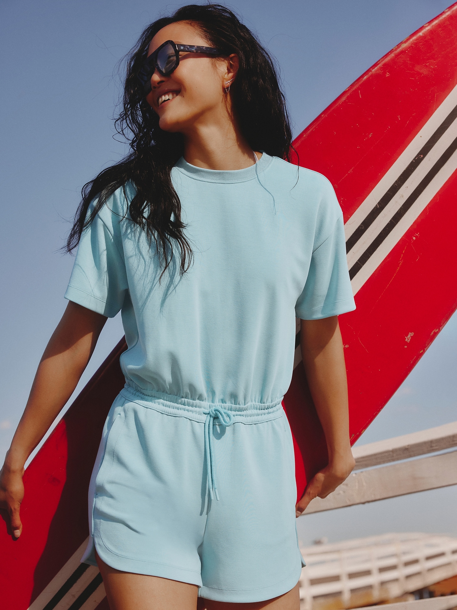 Seasoft Romper - Blue