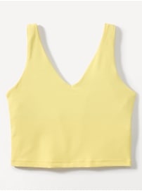 Transcend V-Neck Crop Sports Bra A-C