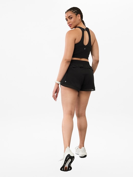 Image number 6 showing, Mesh Racer Run Mid Rise 4" Short
