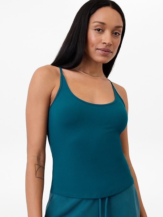 Image number 1 showing, Signature Rib Thin Strap Tank