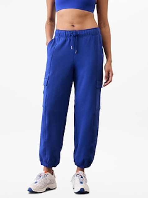 Terry Mid Rise Cargo Jogger