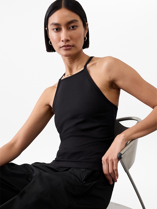 Image number 1 showing, Signature Rib Built In Bra Tank